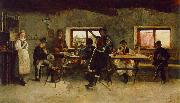 Simon Hollosy Carousing in the Tavern china oil painting artist